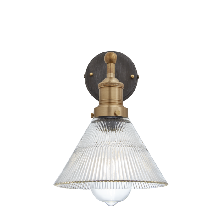 Industville Brooklyn Glass Funnel Wall Light