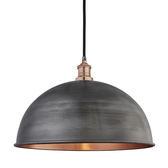Industville 18 Inch Brooklyn Outdoor & Bathroom Dome Pendant