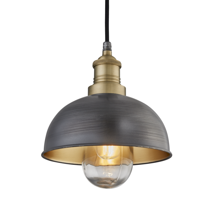 Industville 8 Inch Brooklyn Outdoor & Bathroom Dome Pendant