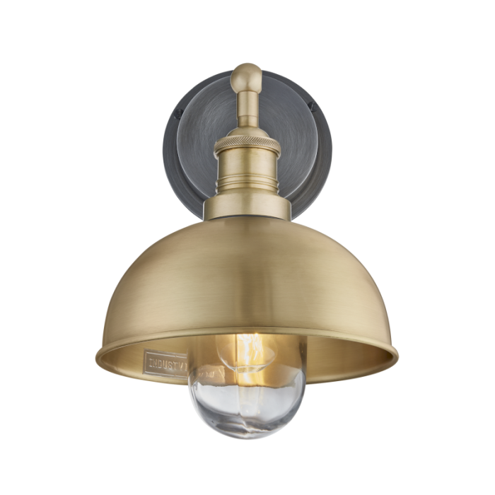 Industville Brooklyn Outdoor & Bathroom Dome Wall Light