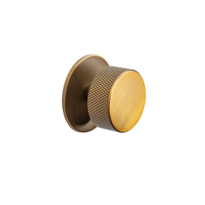 Second Nature Didsbury Cupboard Knob on Backplate