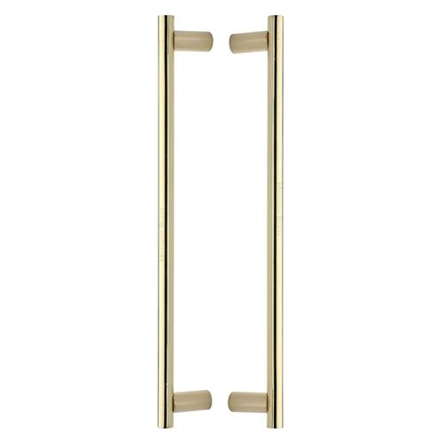 M.Marcus Heritage Brass Back-to-Back Round Bar Door Pull Handle