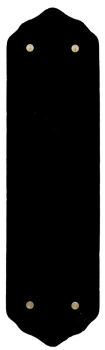 Chatsworth Black Porcelain Black Finger Plate