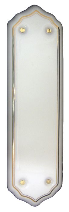 Chatsworth White Porcelain Goldline Finger Plate