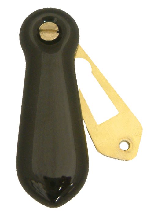 Chatsworth - Standard Profile Porcelain Escutcheon - Black