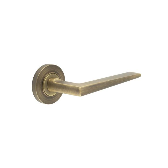 Frelan Burlington Mayfair Door Handle on Rose - Pair