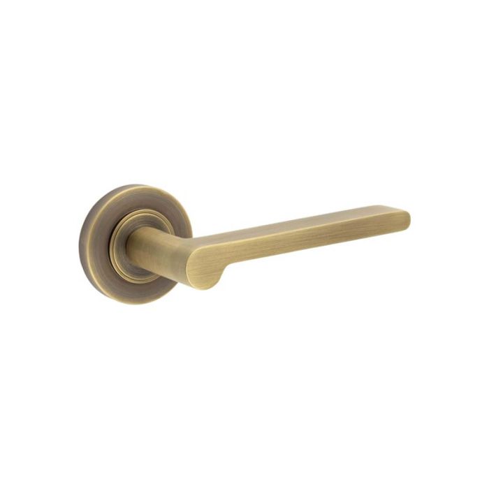 Frelan Burlington Fitzrovia Door Handle on Rose - Pair