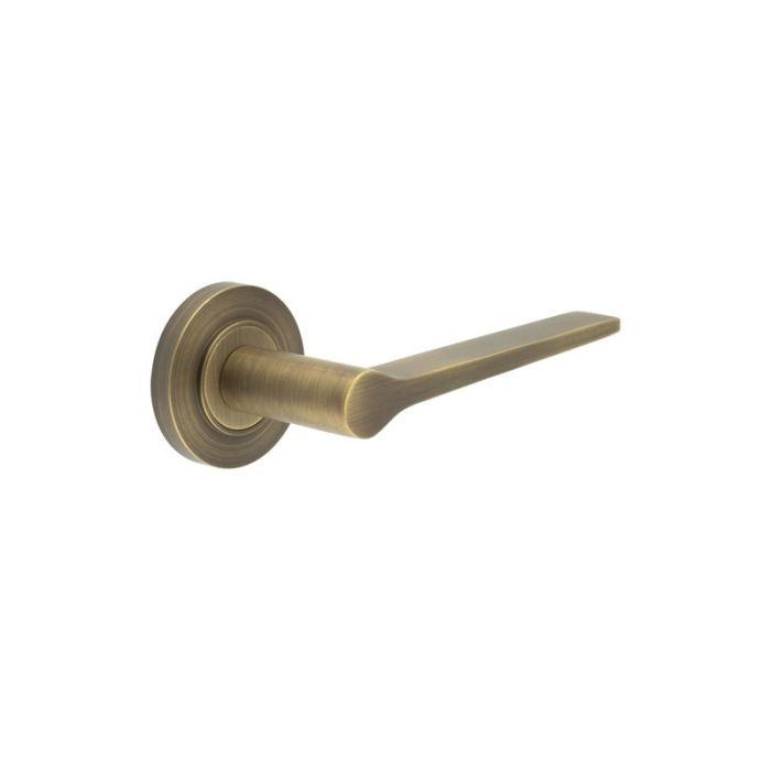 Frelan Burlington Knightsbridge Door Handle on Rose - Pair