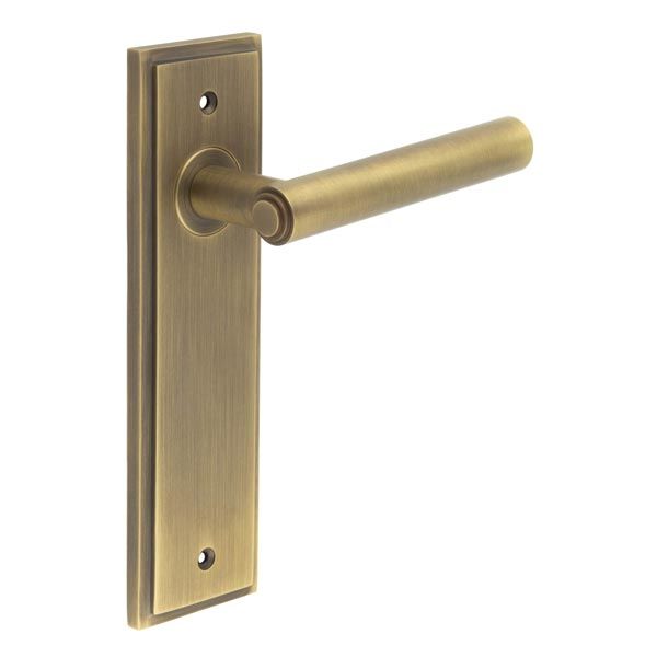 Frelan Burlington Richmond Door Handle on Backplate - Pair
