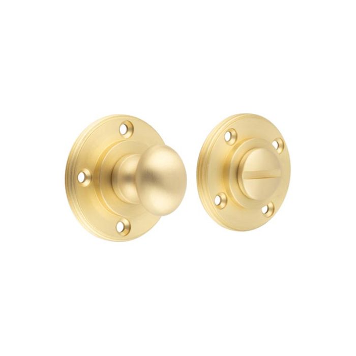 Frelan Burlington Solid Brass Turn and Release (Oval Thumbturn)