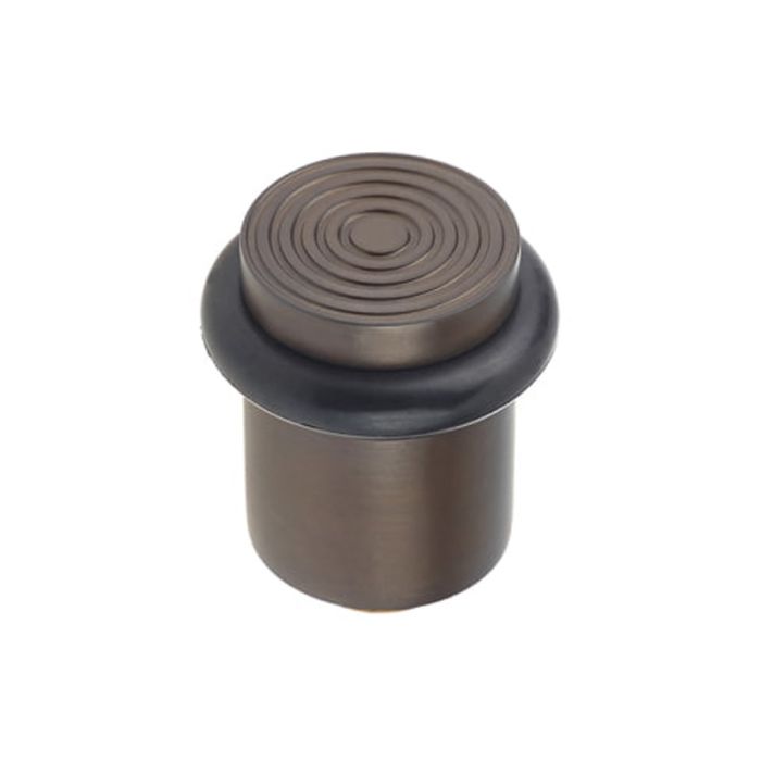 Frelan Burlington Solid Brass Reeded Floor Mounted Door Stop