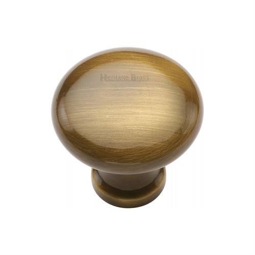 M.Marcus Heritage Brass Victorian Round Cupboard Knob