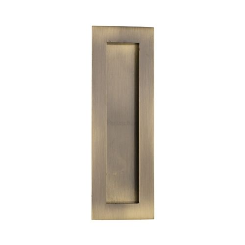 M.Marcus Heritage Brass Modern Rectangular Flush Pull