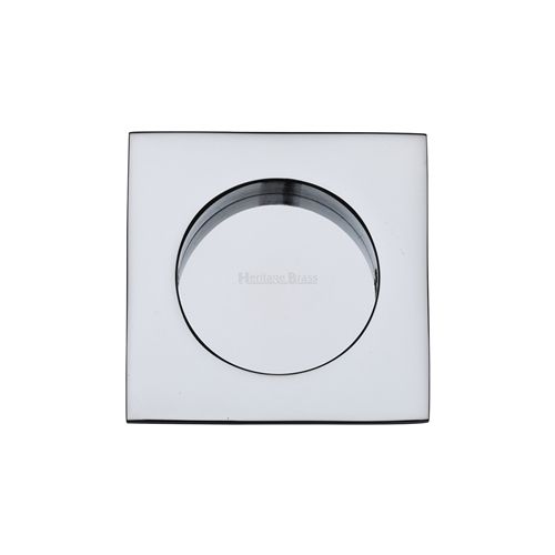 M.Marcus Heritage Brass Modern Square Flush Pull