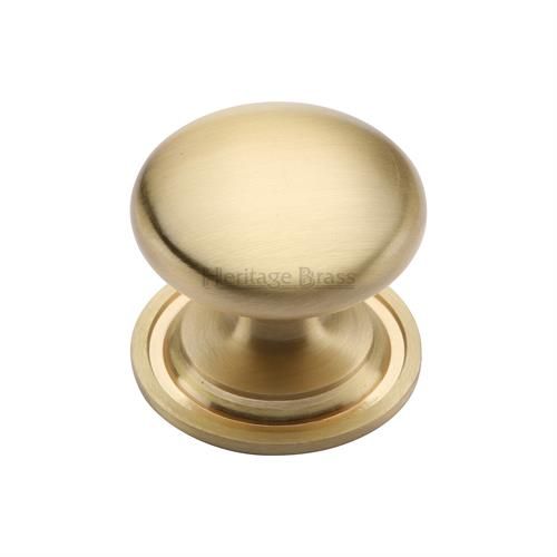 M.Marcus Heritage Brass Victorian Round Ringed Cupboard Knob