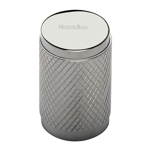 M.Marcus Heritage Brass Cylindric Knurled Cupboard Knob 