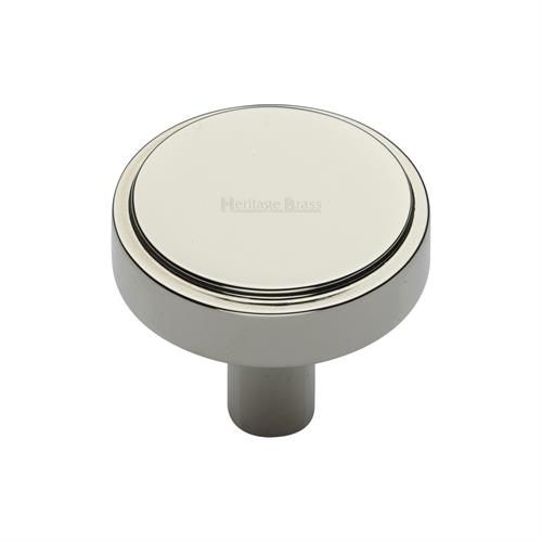 M.Marcus Heritage Brass Stepped Disc Cupboard Knob