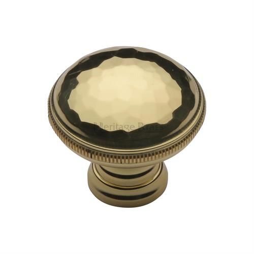 M.Marcus Heritage Brass Hand Beaten Cupboard Knob