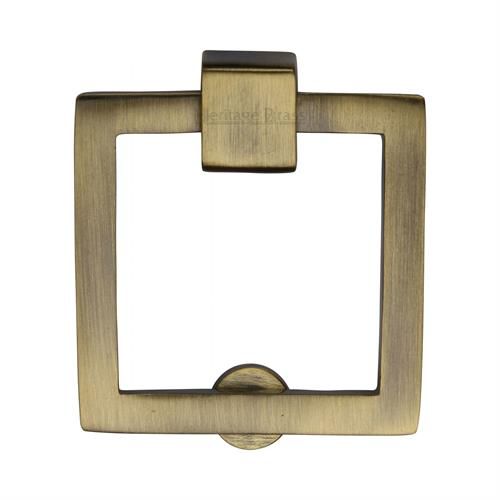M.Marcus Heritage Brass Square Drop Pull Handle