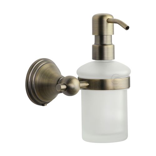 M.Marcus Cambridge Frosted Glass Soap Dispenser