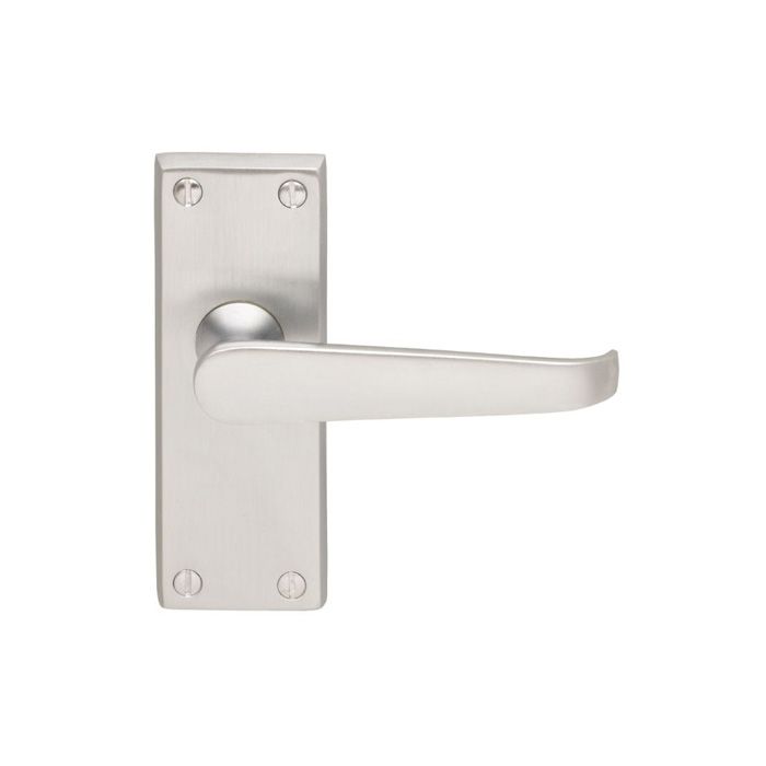 Carlisle Brass Contact Victorian Door Handle on Backplate - Pair