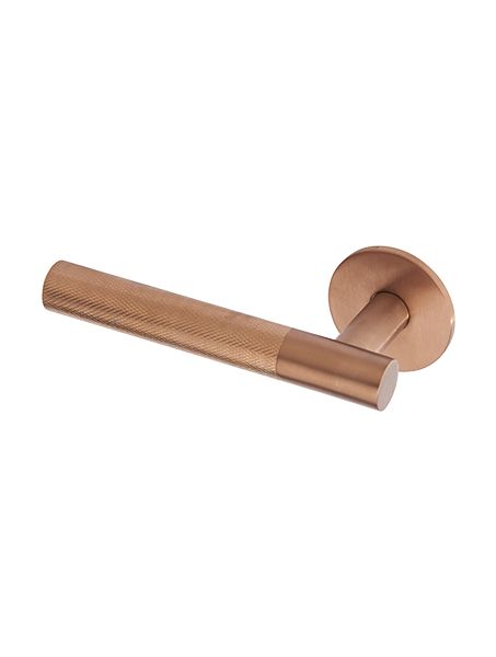 Consort Premium Range Knurled Door Handle on Slimline Rose - Pair