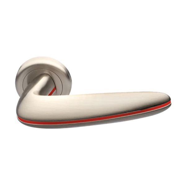 Carlisle Brass Manital Carmen Door Handle on Rose - Pair