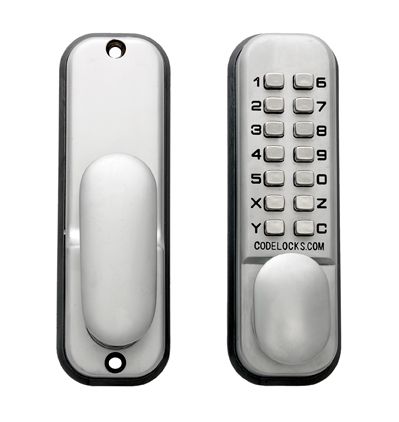 Carlisle Brass - Mechanical Digital Door Code Lock - Silver