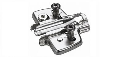Hettich - Sensys Fast Assembly Concealed Hinge - Cross Mounting Plate - 1.5mm