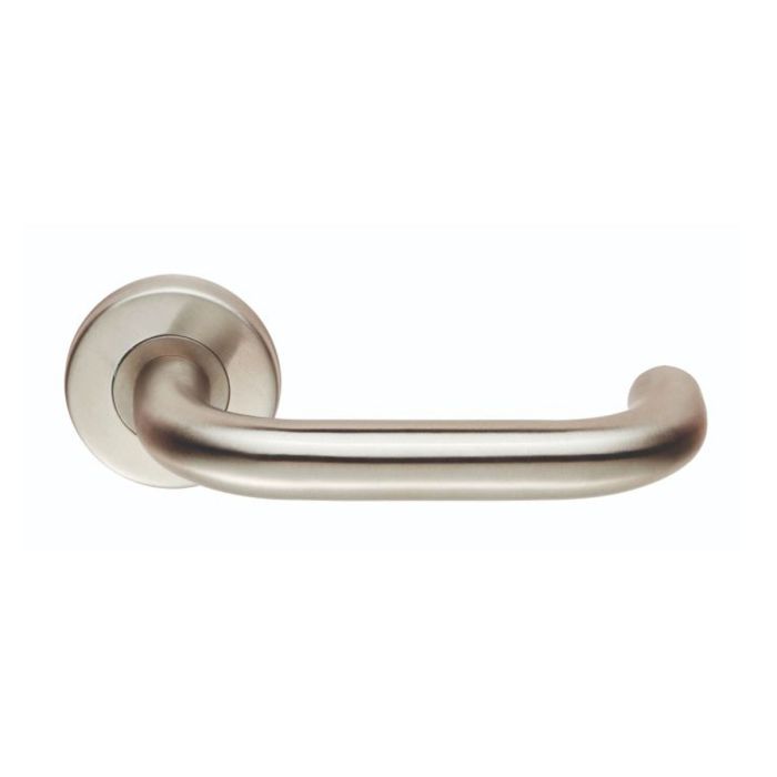 Eurospec Grade 201 Nera Safety Door Handle on Rose - Pair