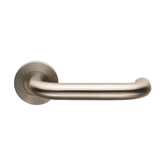 Eurospec Grade 304 19mm Nera Safety Door Handle on Rose - Pair
