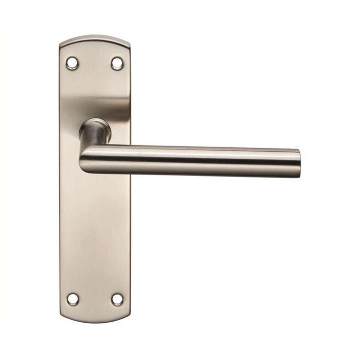 Eurospec Mitred Door Handle on Backplate - Pair