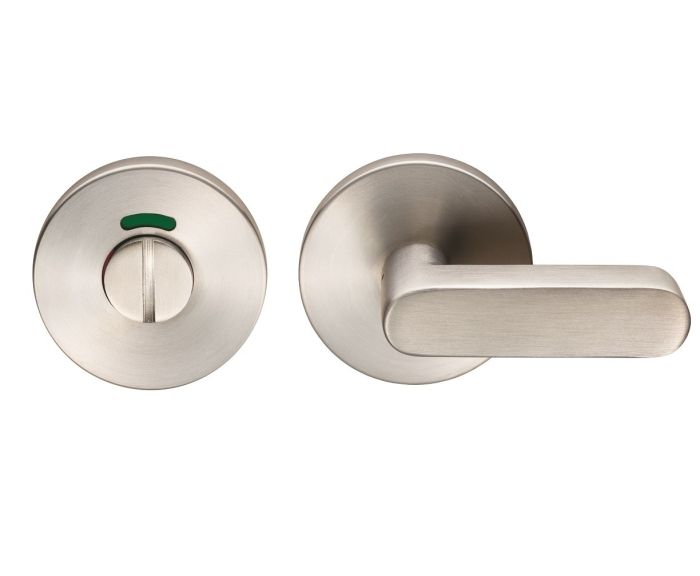 Eurospec - Thick Disabled Turn and Release with Indicator - Satin Stainless Steel