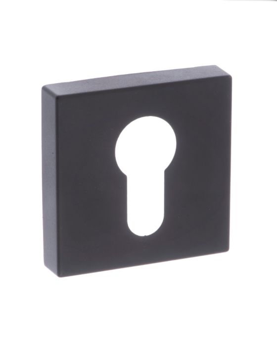 Atlantic Hardware Euro Profile Clean Touch Minimal Square Escutcheon - Pair
