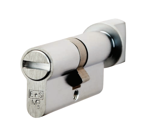 Eurospec 5 Pin Euro Bathroom Cylinder and Turn