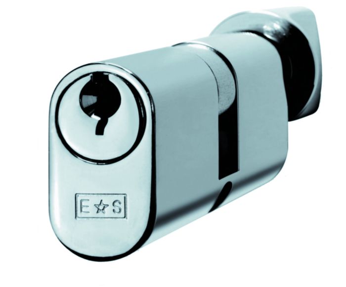 Eurospec 5 Pin Oval Profile Cylinder and Turn