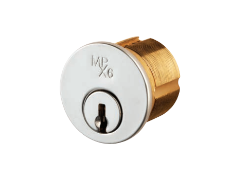 Eurospec - 6 Pin Threaded Rim Cylinder - Satin Chrome - 34mm