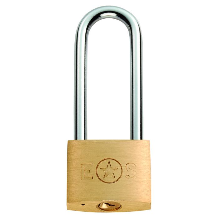Eurospec - Long Shackle Padlock - Satin Brass