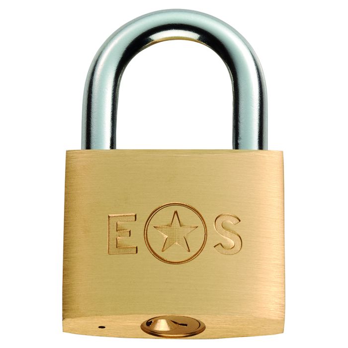Eurospec Brass Padlock Standard Shackle