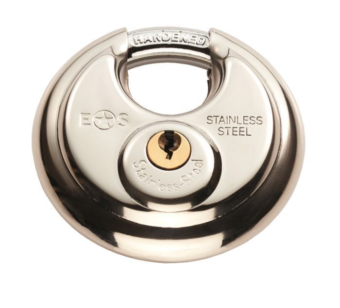Eurospec Grade 304 Stainless Steel Closed Shackle Padlock