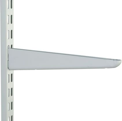 Timco Twinslot White Shelf Brackets