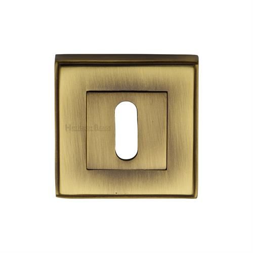 M.Marcus Heritage Brass Standard Profile Square Escutcheon (DEC7000)