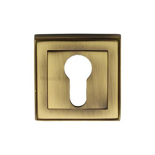 M.Marcus Heritage Brass Euro Profile Square Escutcheon (DEC7020)