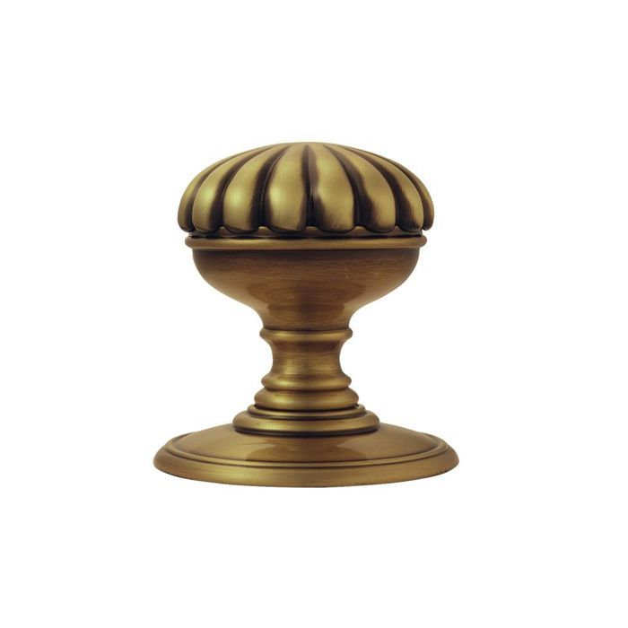 Carlisle Brass - Delamain Unsprung Flower Mortice Door Knob - Florentine Bronze - Pair