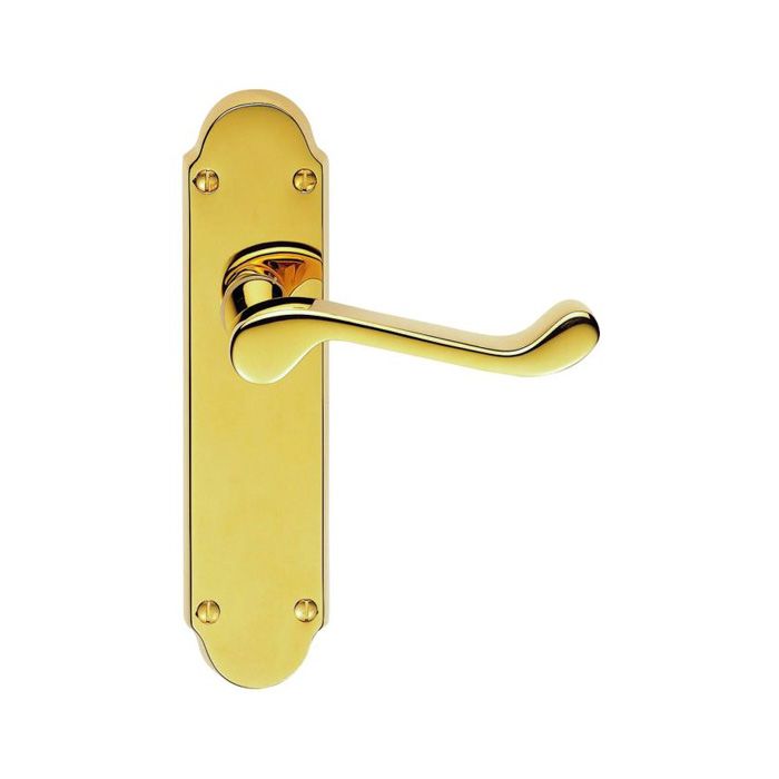 Carlisle Brass Oakley Door Handle on Backplate - Pair