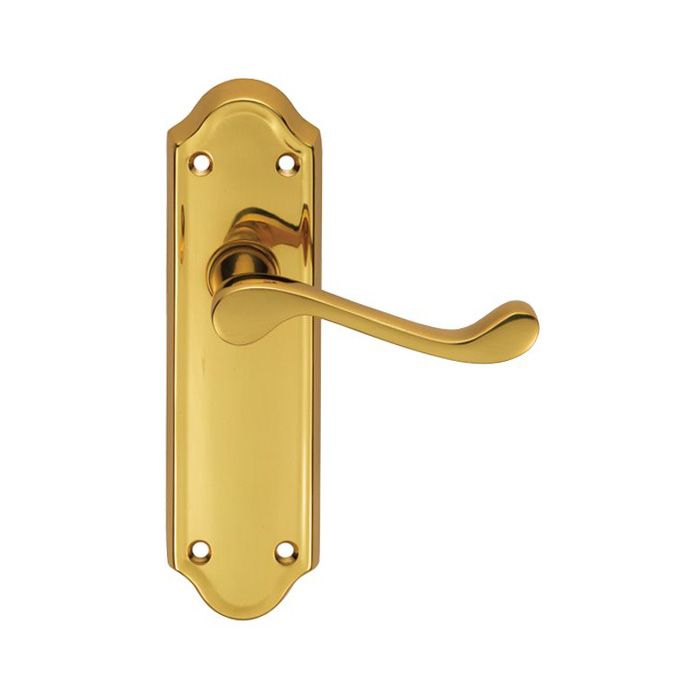 Carlisle Brass Ashtead Door Handle on Backplate - Pair
