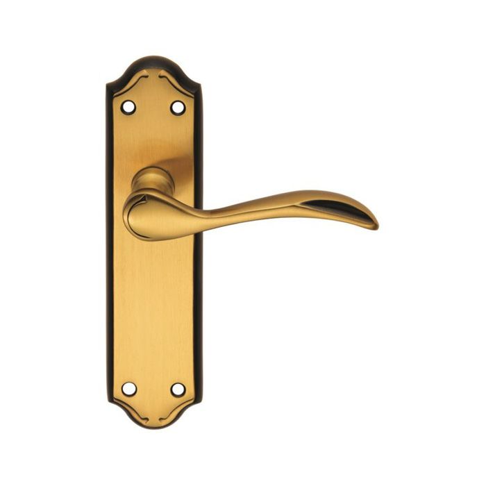 Carlisle Brass Madrid Door Handle on Backplate - Pair