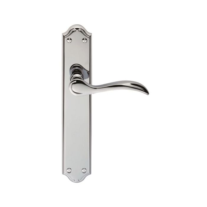 Carlisle Brass Madrid Door Handle on Long Backplate - Pair