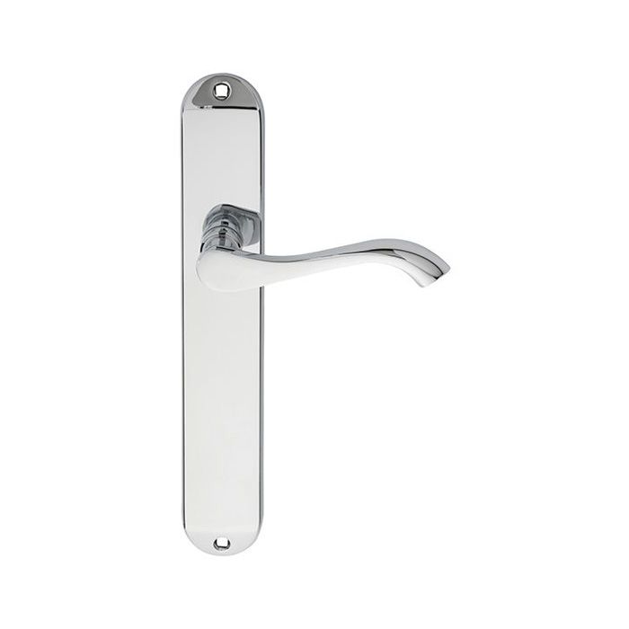 Carlisle Brass Andros Door Handle on Long Backplate - Pair