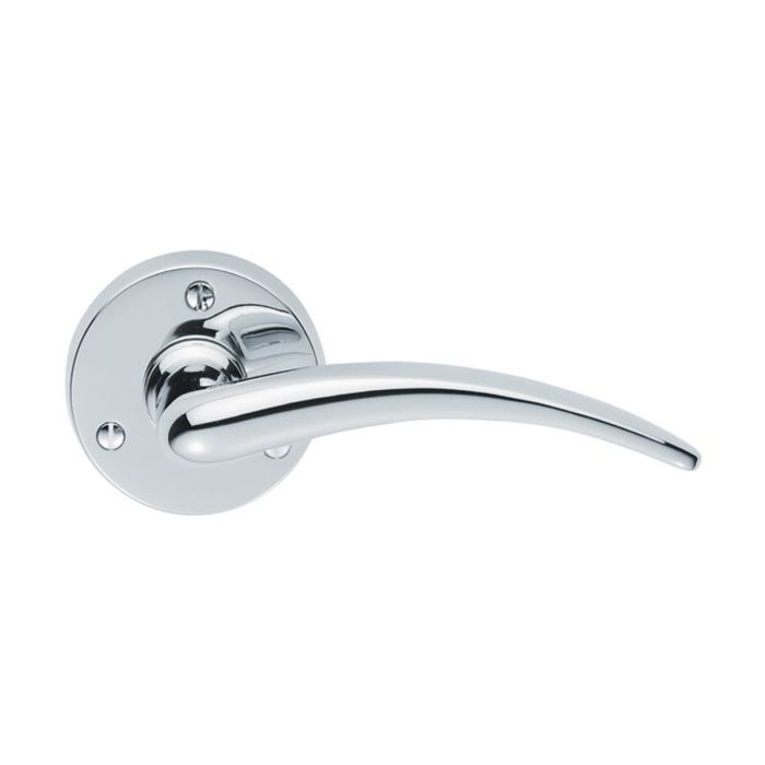 Carlisle Brass Wing Victorian Door Handle on Rose - Pair